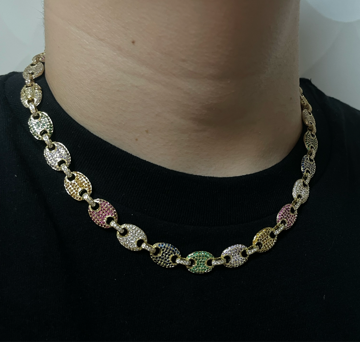 G Puff 6mm Multi Color Chain