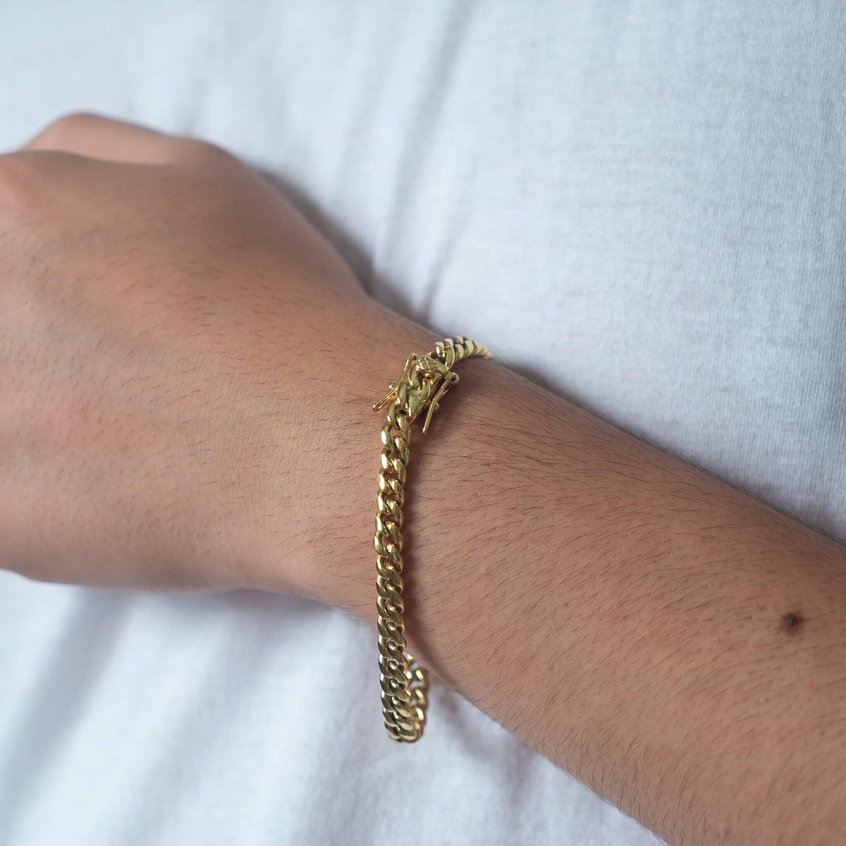 Miami Cuban Link 6mm Bracelet Custom Lock Box