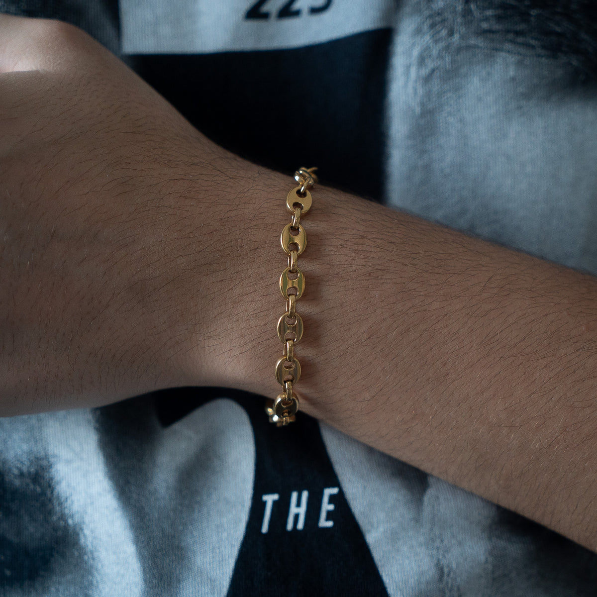 G Puff 7mm Gold Bracelet
