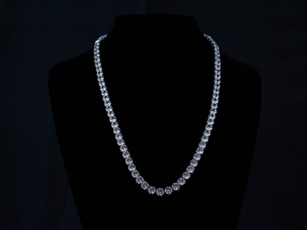 Tennis Chain 7mm Round Cut