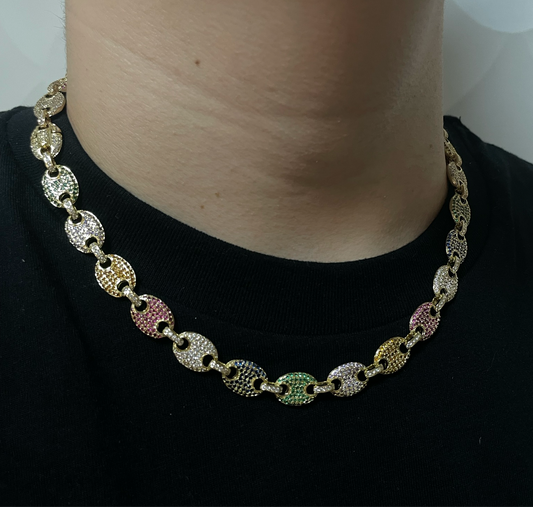 G Puff 6mm Multi Color Chain