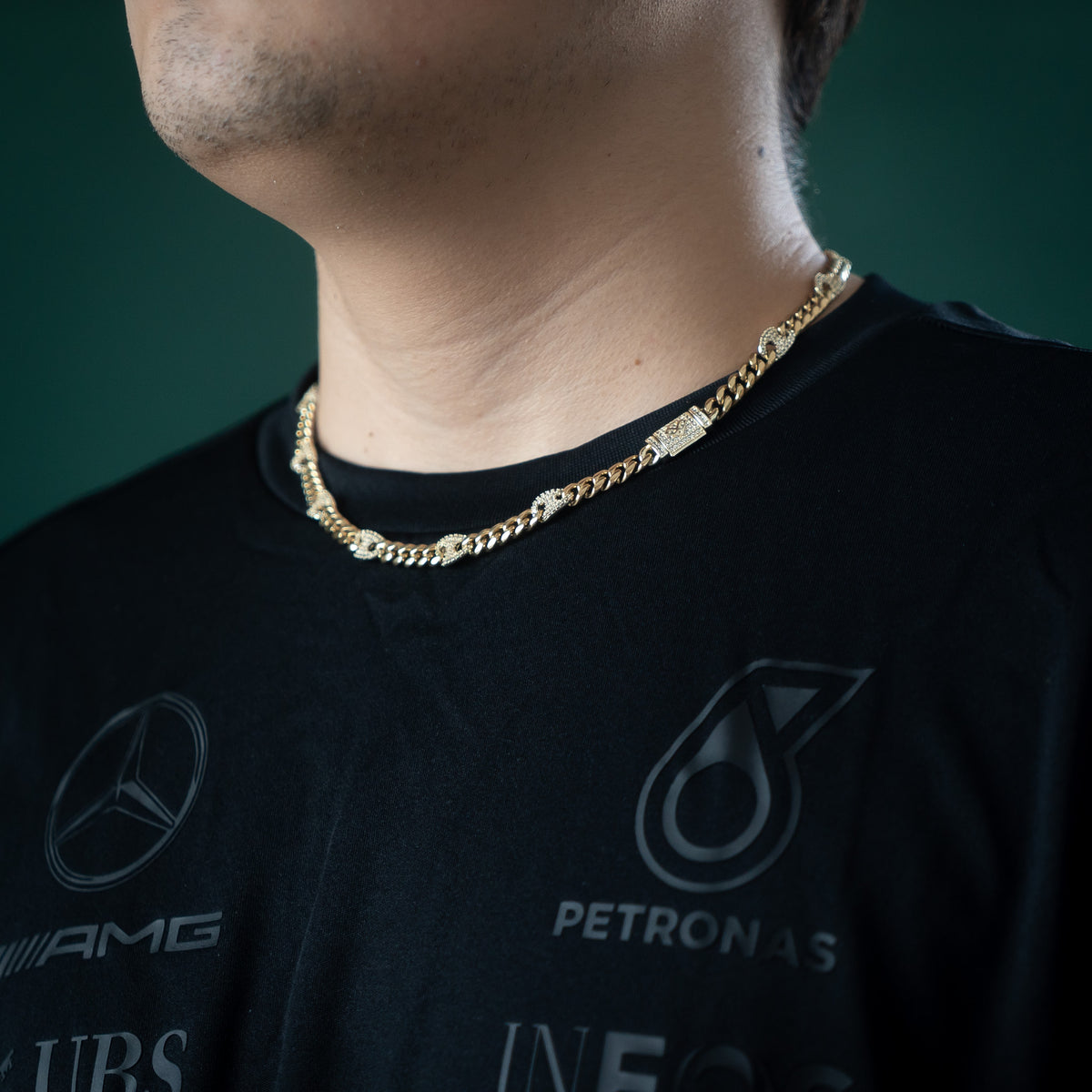 Miami G Puff Diamond Link 6mm Chain