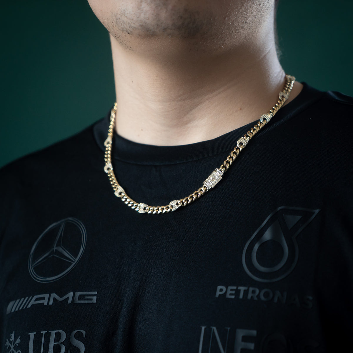 Miami G Puff Diamond Link 6mm Chain