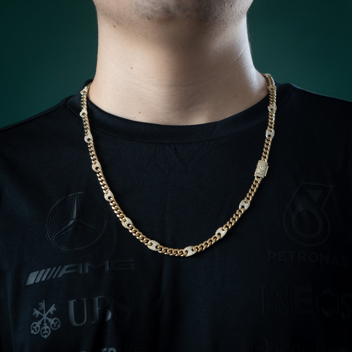 Miami G Puff Diamond Link 6mm Chain