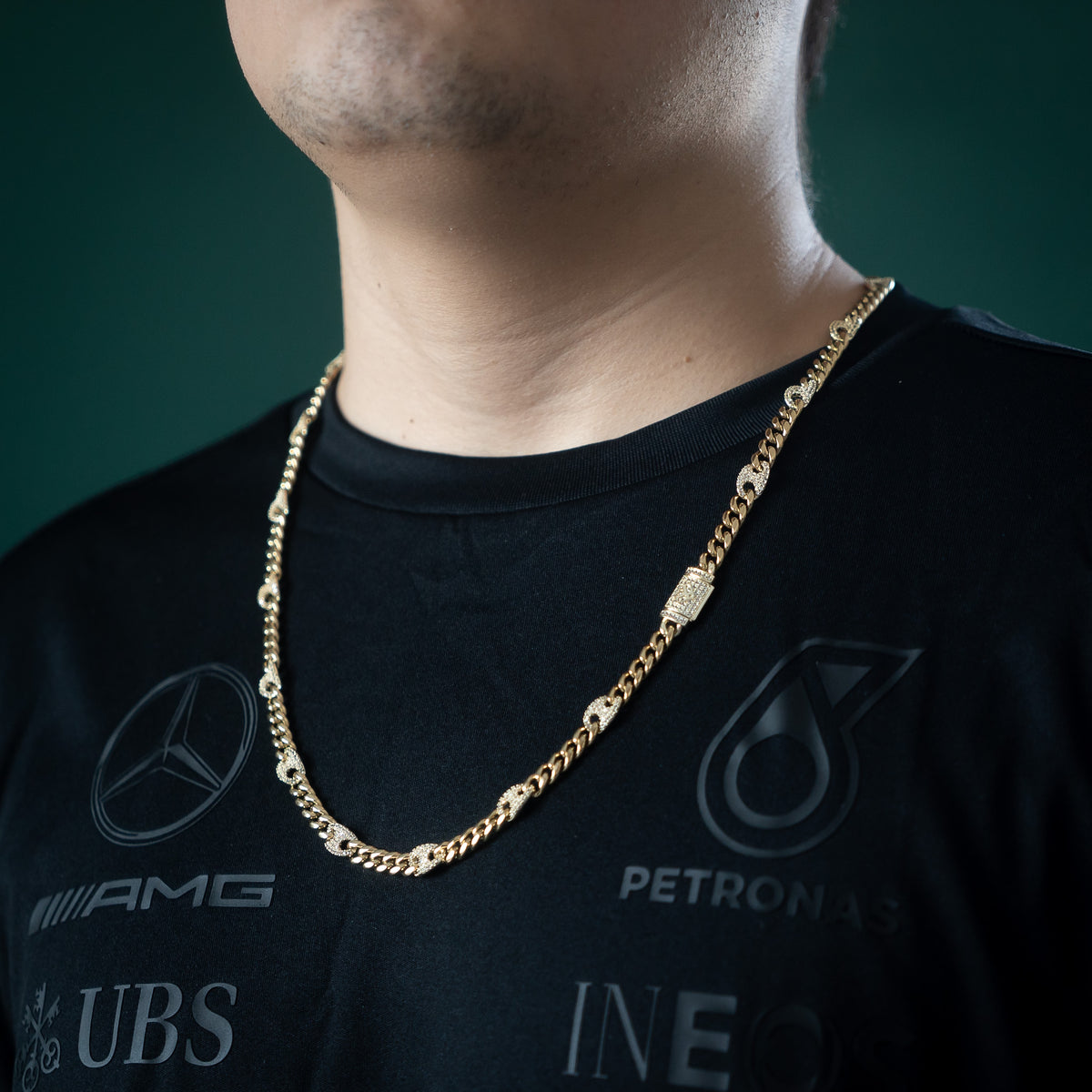 Miami G Puff Diamond Link 6mm Chain