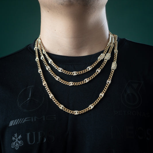 Miami G Puff Diamond Link 6mm Chain