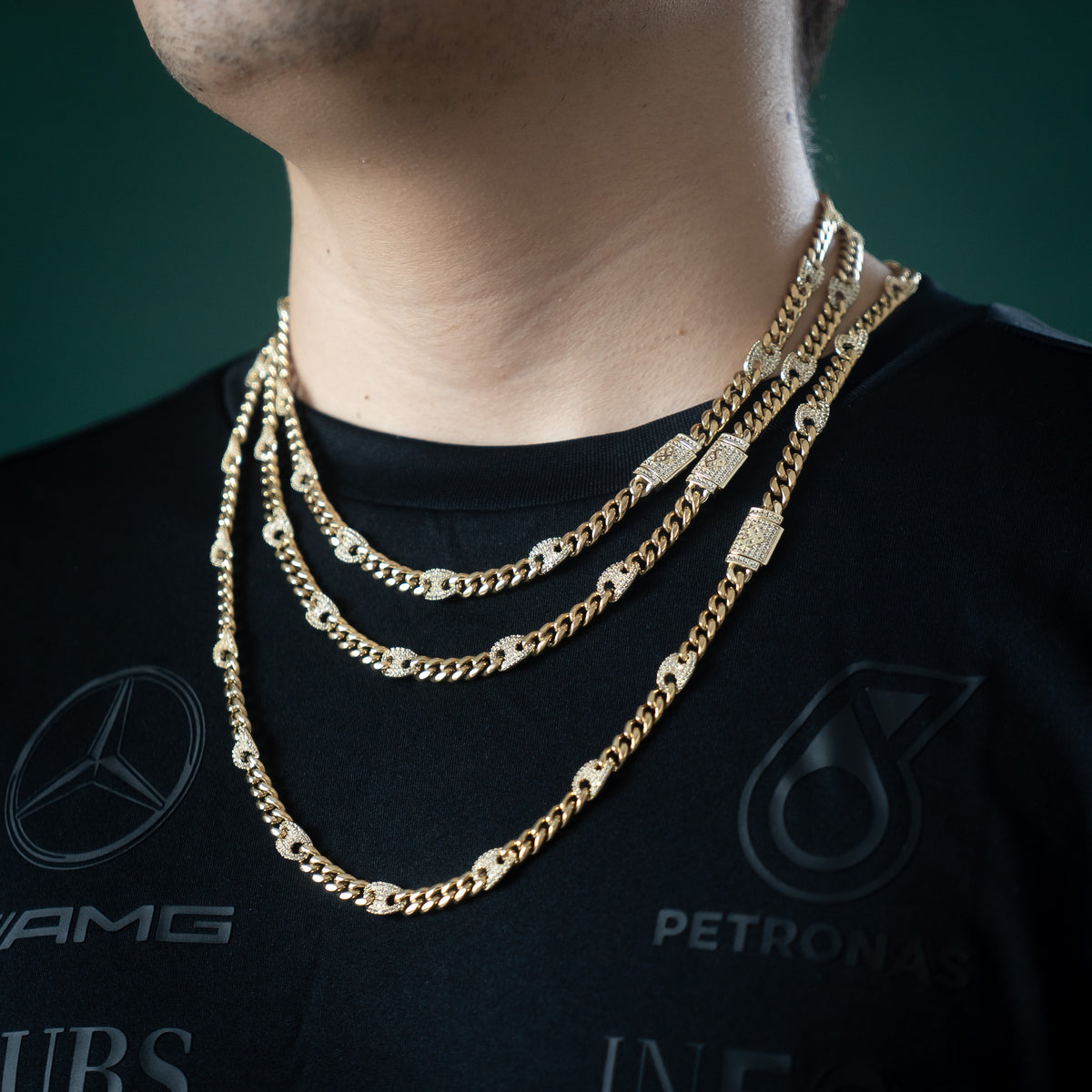 Miami G Puff Diamond Link 6mm Chain