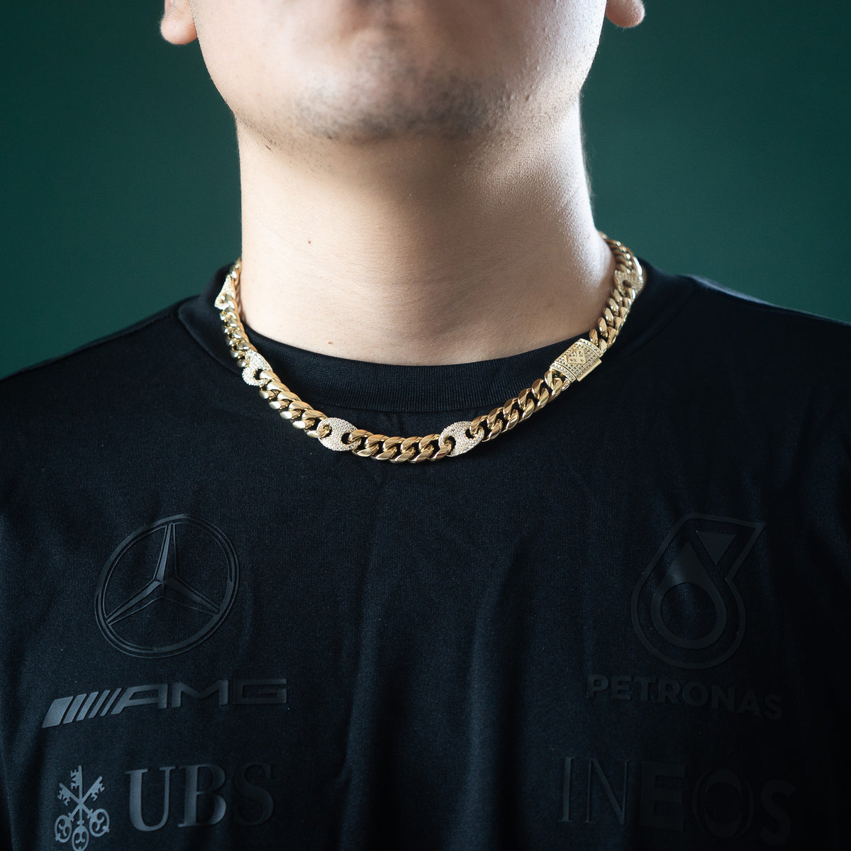 Miami G Puff Diamond Link 10mm Chain