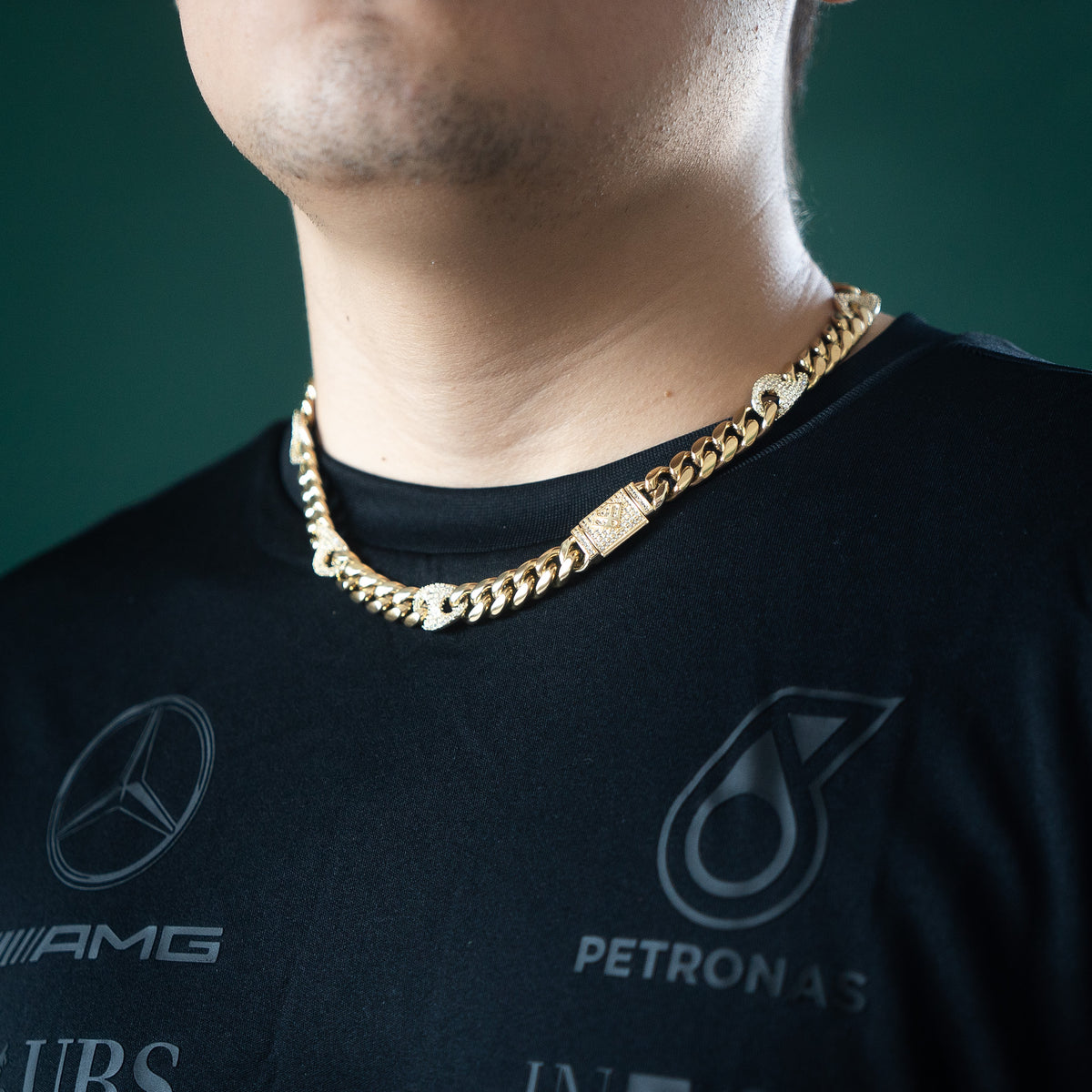 Miami G Puff Diamond Link 10mm Chain