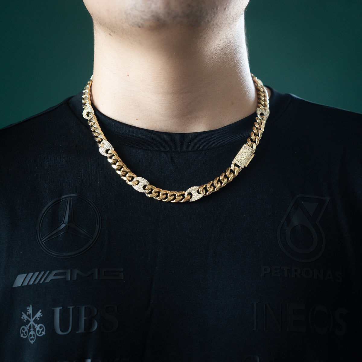 Miami G Puff Diamond Link 10mm Chain