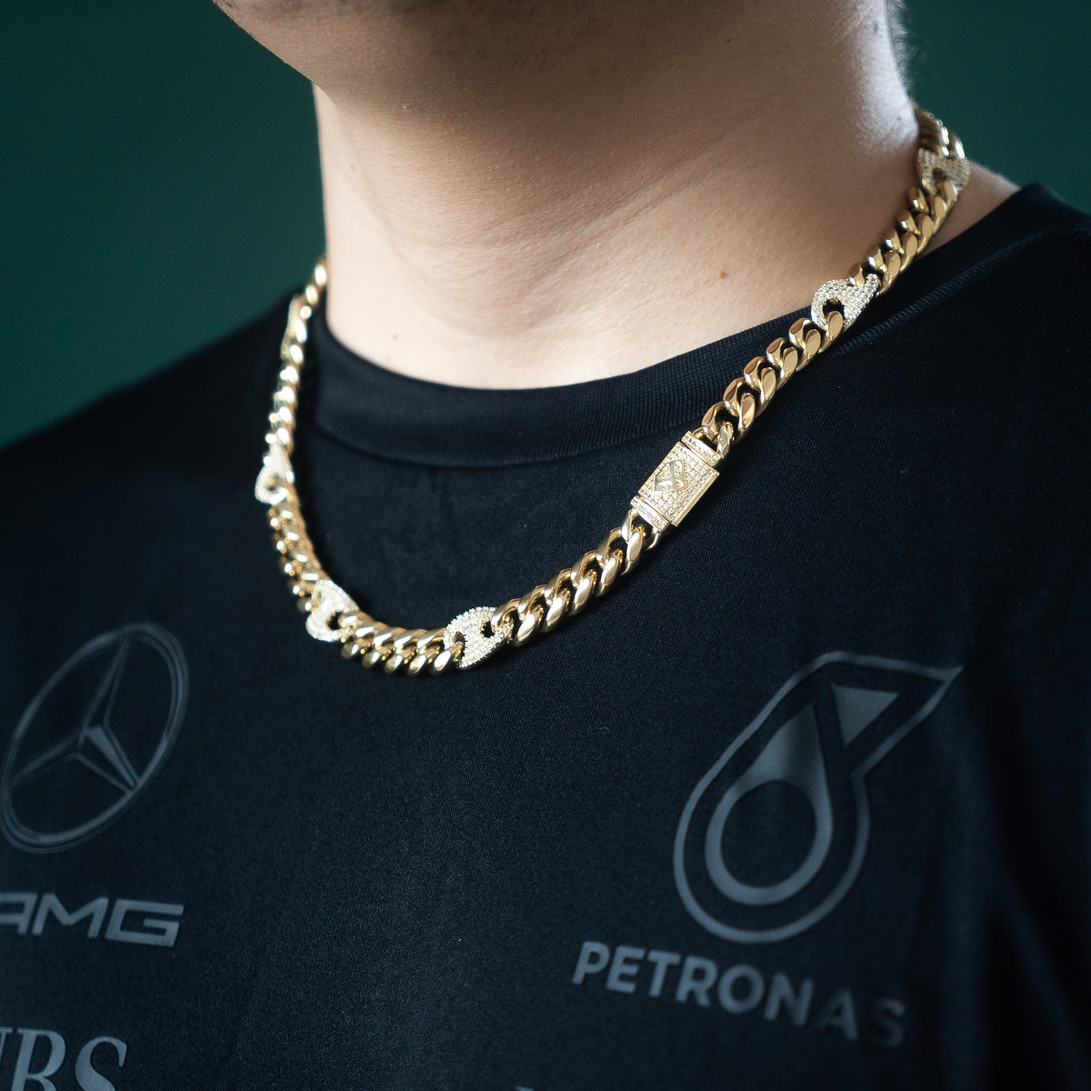 Miami G Puff Diamond Link 10mm Chain