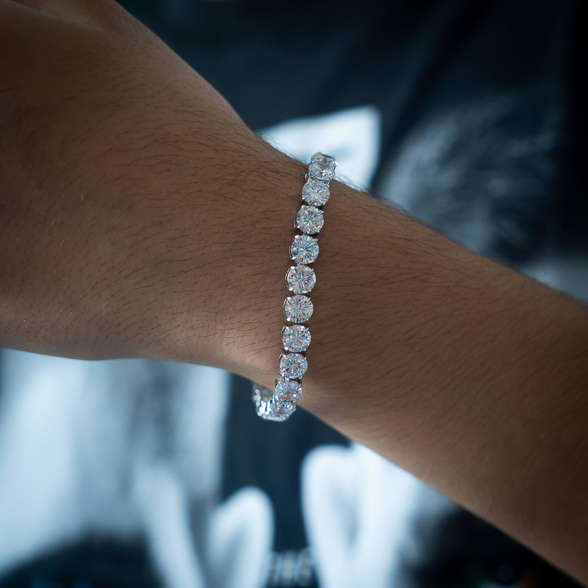 Tennis Bracelet 7mm Round Cut
