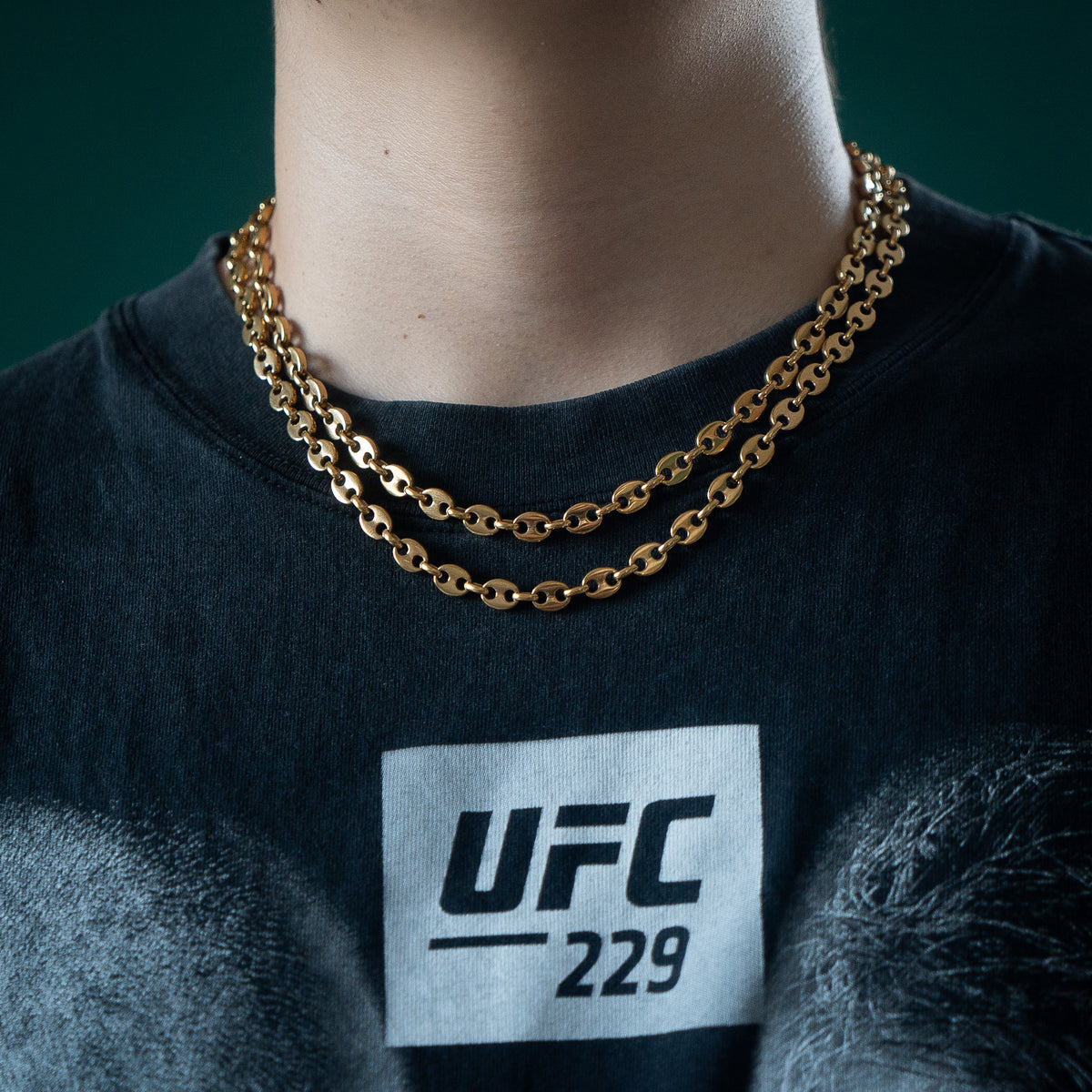 G Puff 7mm Gold Chain