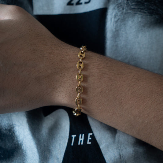 G Puff 7mm Gold Bracelet