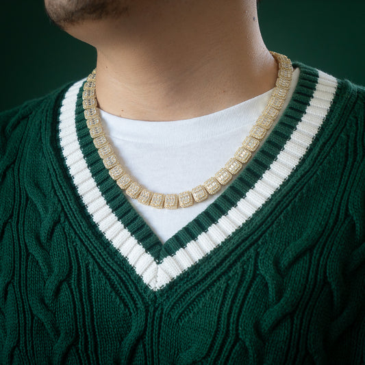 Square Baguette 6mm Chain