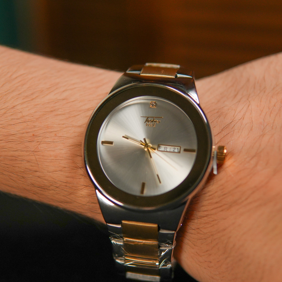 Techno Pavé – Platinum TwoTone Edition