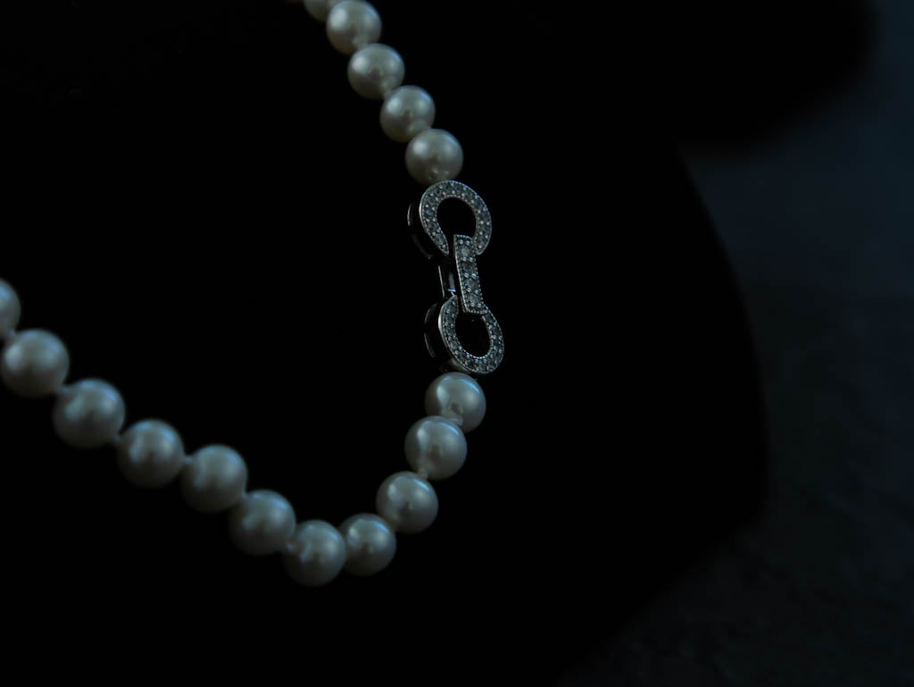 Pearl Chain 6mm White