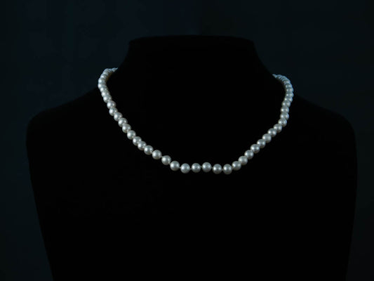 Pearl Chain 6mm White