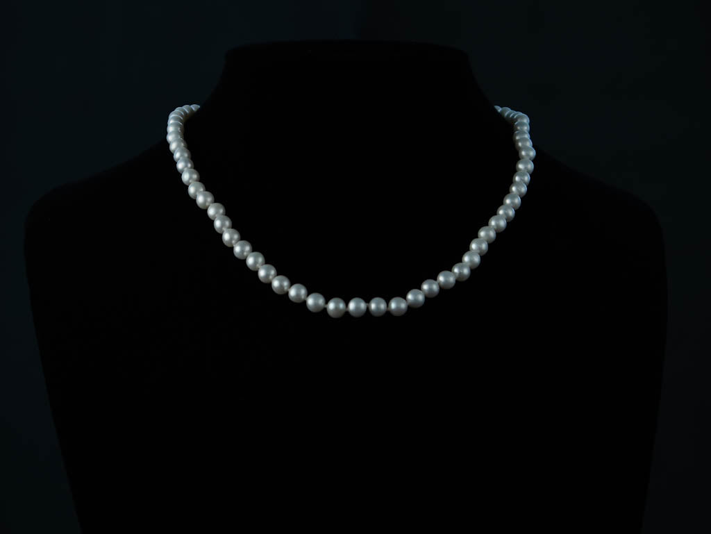 Pearl Chain 6mm White