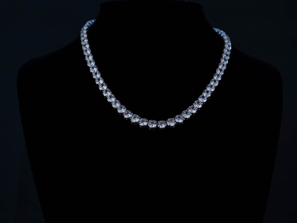Tennis Chain 7mm Round Cut