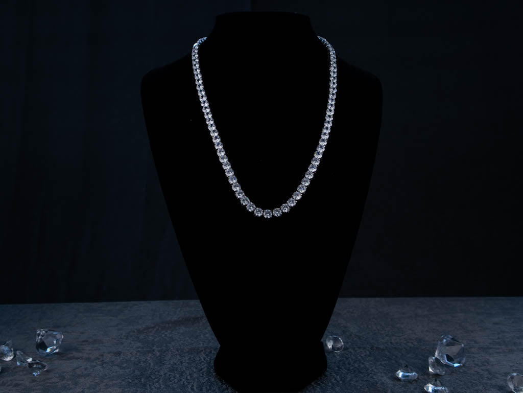 Tennis Chain 7mm Round Cut