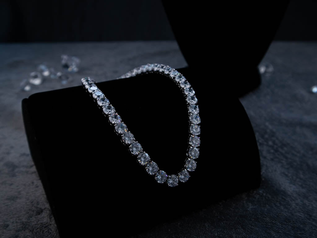 Tennis Chain 7mm Round Cut