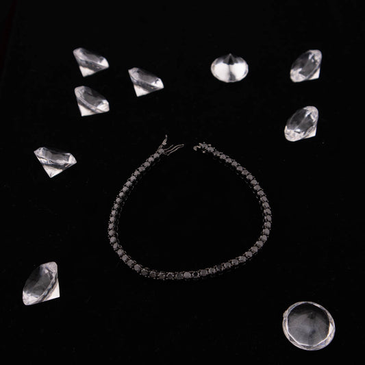 Tennis 3mm Black Bracelet
